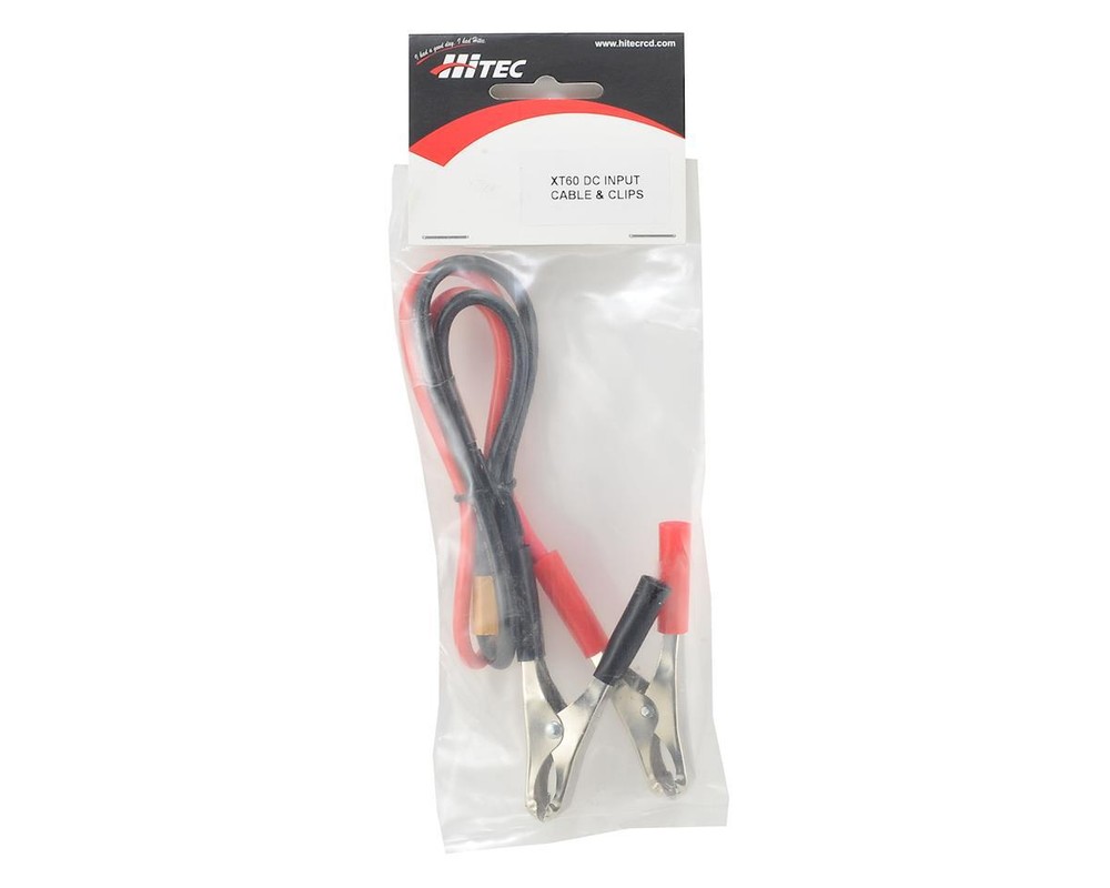 Hitec XT60 DC Input Cables & Clips [HRC44243]