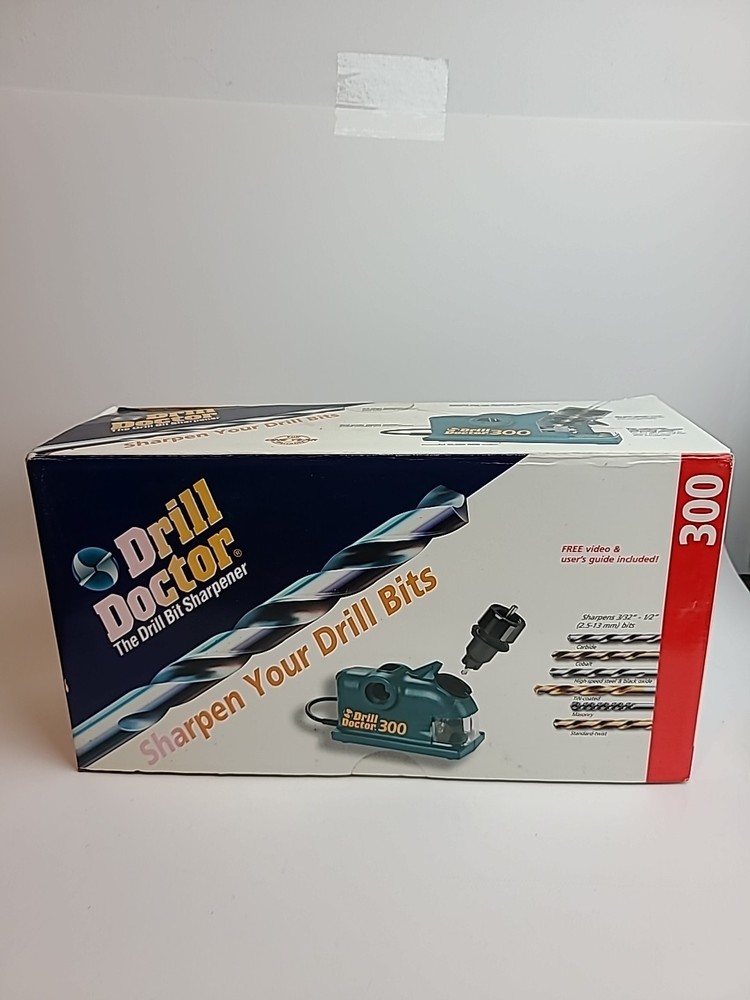 Drill Doctor Model 300 Bit Sharpener with Box, Instruction.