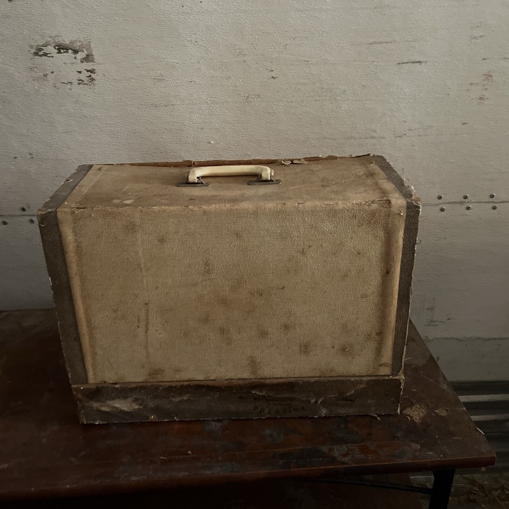 Vintage Sewing Machine With Case