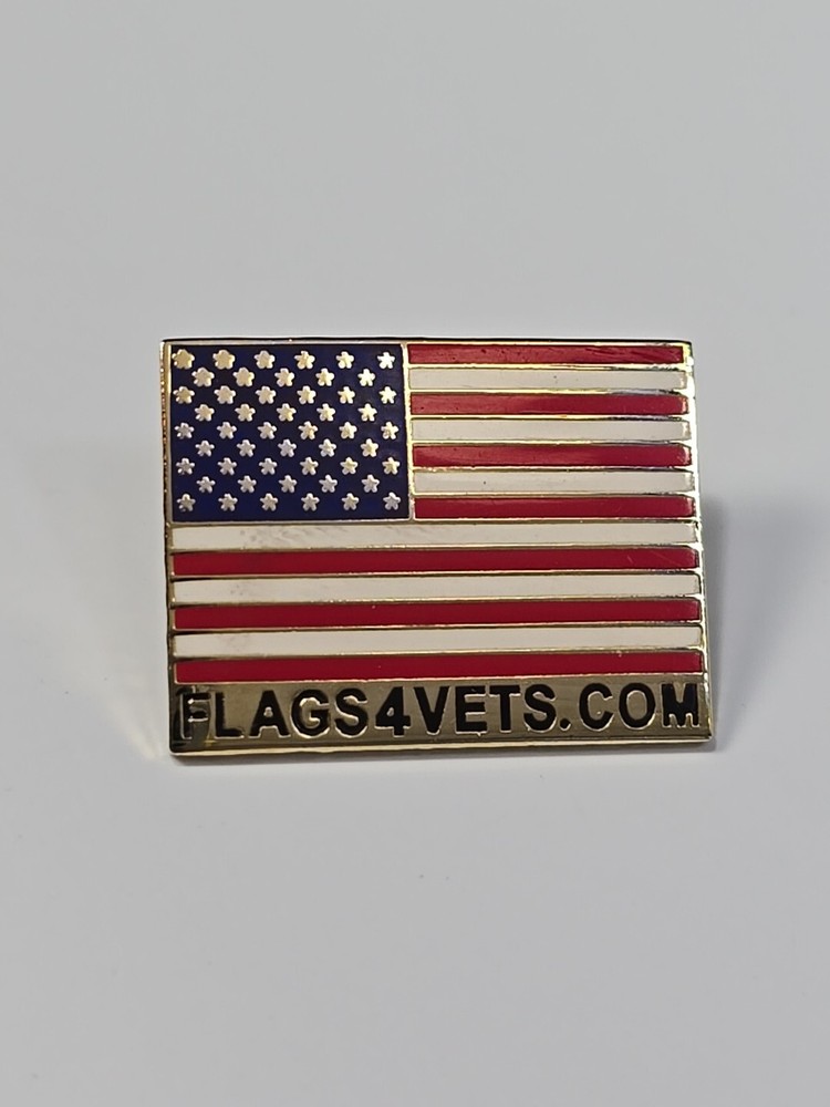 Flags4vets.com USA Flag Lapel Pin
