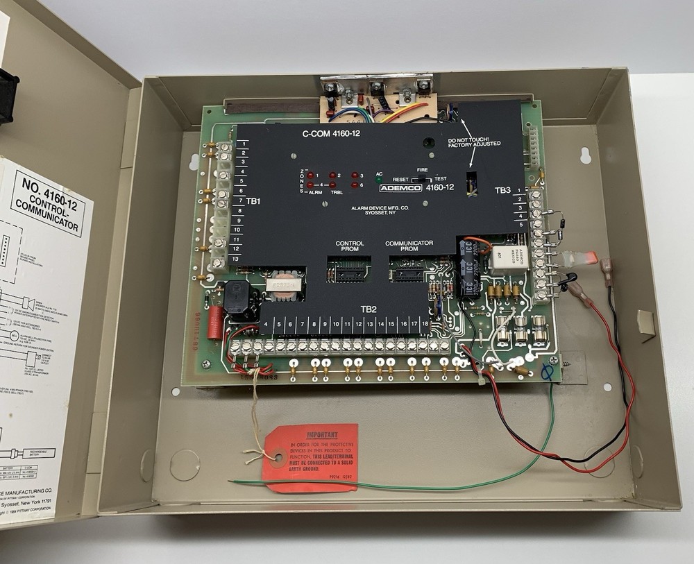 Ademco 4160-12 Control Communicator Panel