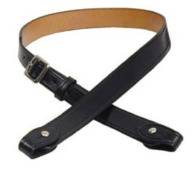 JAY PEE Shoulder Strap Black Brass 36-40" PLAIN BLACK FINISH STRAP