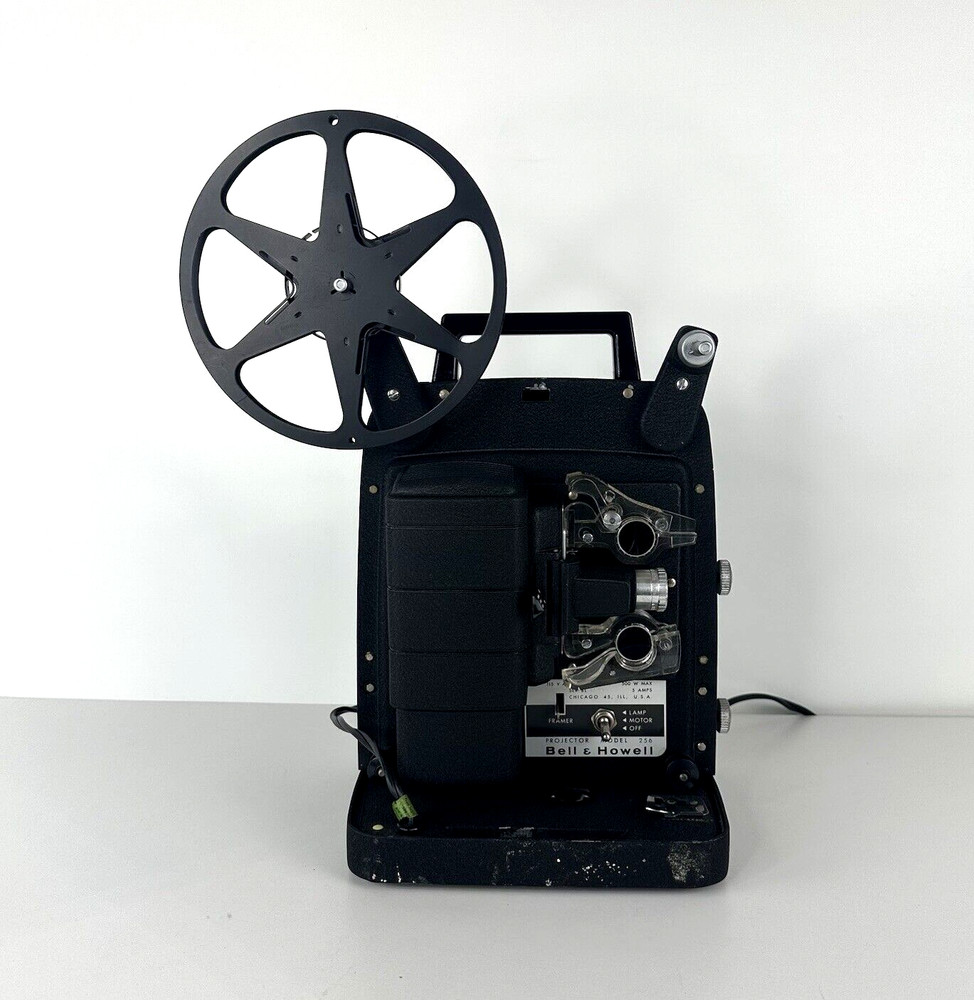 Vintage Bell & Howell Model 256 Autoload 8mm Portable Projector Tested Working