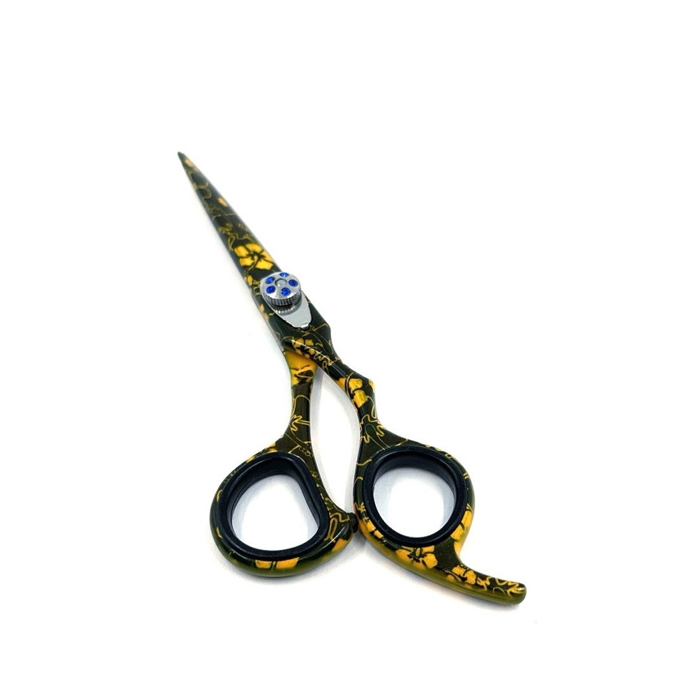Hair Cutting Scissors Professional Barber Salon Shears Offset Handle Sharp Stain