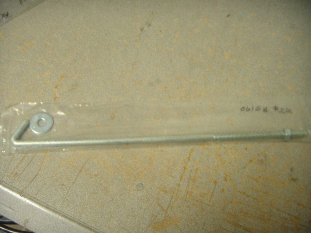 Single 12" Battery Hold Down Bolt