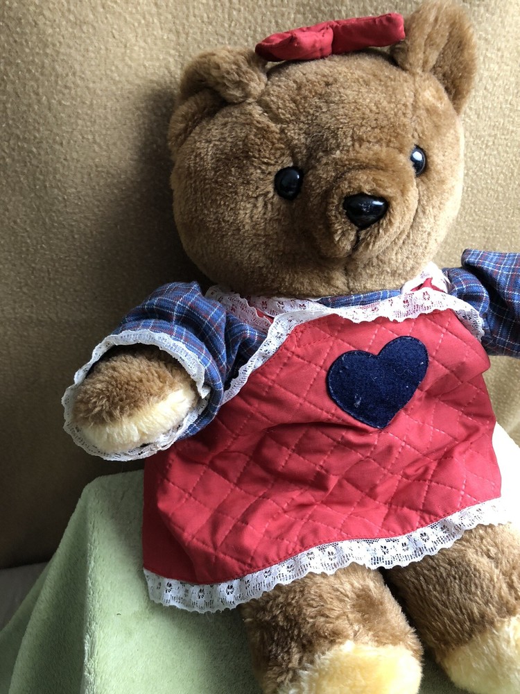 Vintage Chatterbox Bear 1980's Non Working Plush