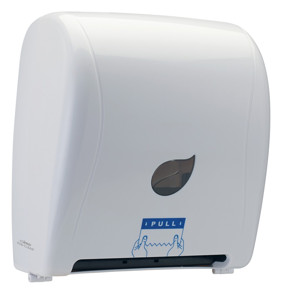 Pur-Clean, Auto Cut Roll Towel Dispenser, White (3 Each)