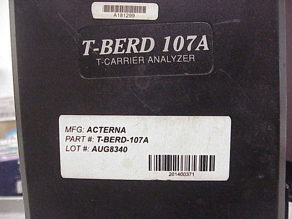 T-BERD 107A, T-CARRIER ANALYZER-needs battery
