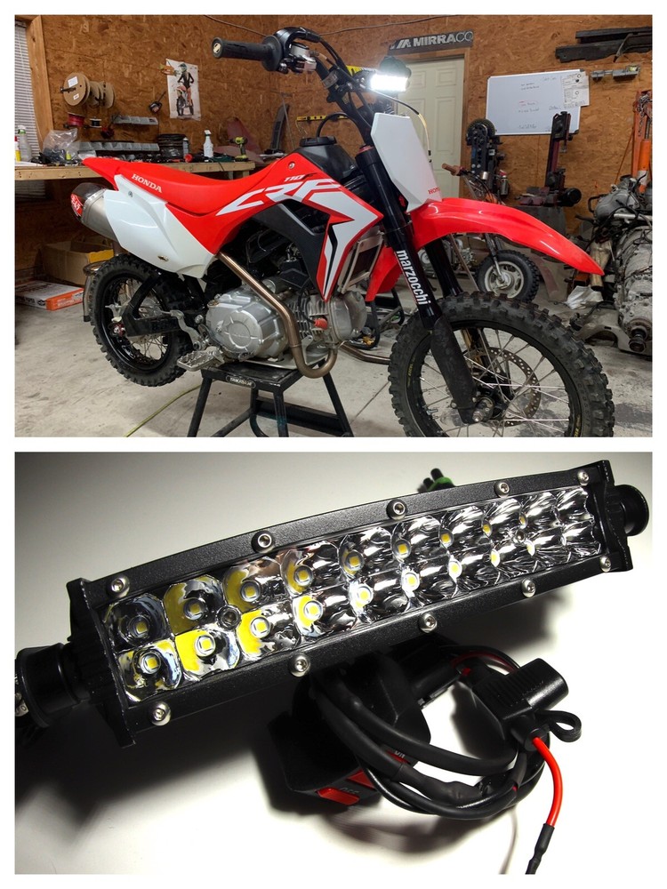 💥HONDA CRF110  LED HEADLIGHT KIT!💥 PLUG AND PLAY!