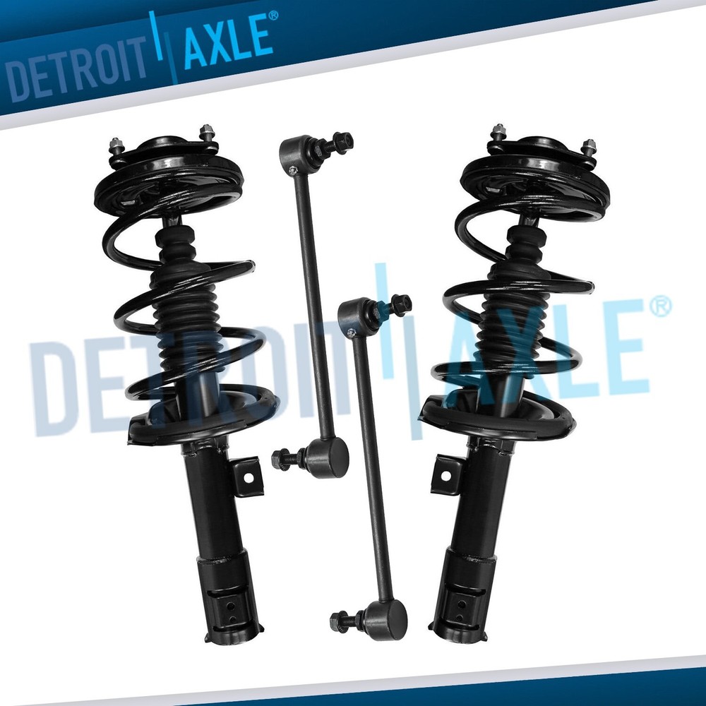 Front Struts Coil Spring Assembly Sway Bars Kit for 2008-2011 Mitsubishi Lancer