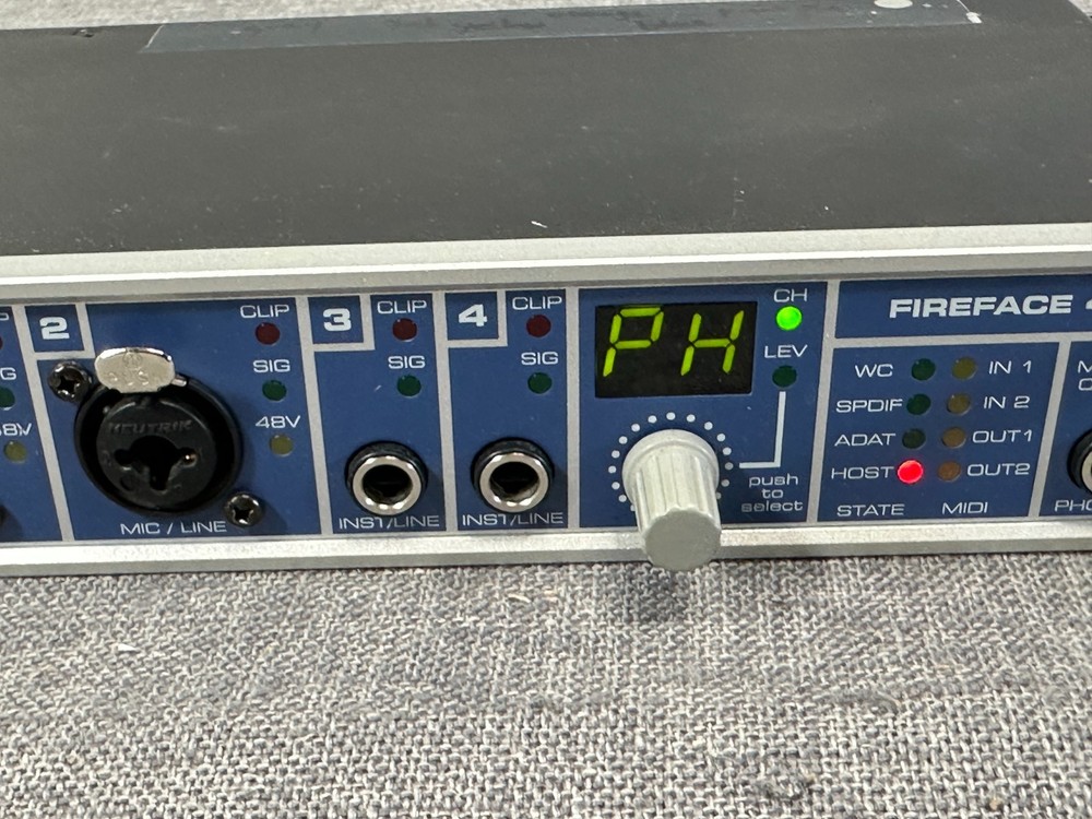 Fireface 400 FireWire Audio Interface, Phantom Power, MIDI, 2 Mic Inputs Germany