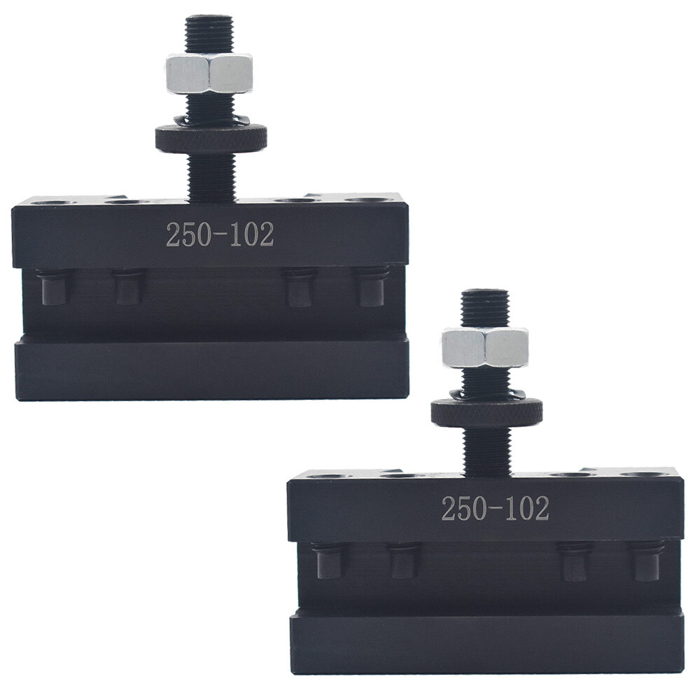 2Pcs AXA 2# 250-102 Quick Change Tool Post Boring Turning Holder