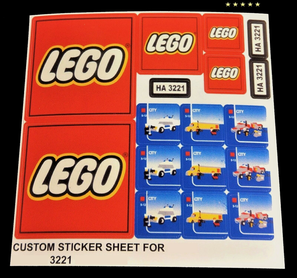 Custom stickers for 3221 replacement stickers for 3221