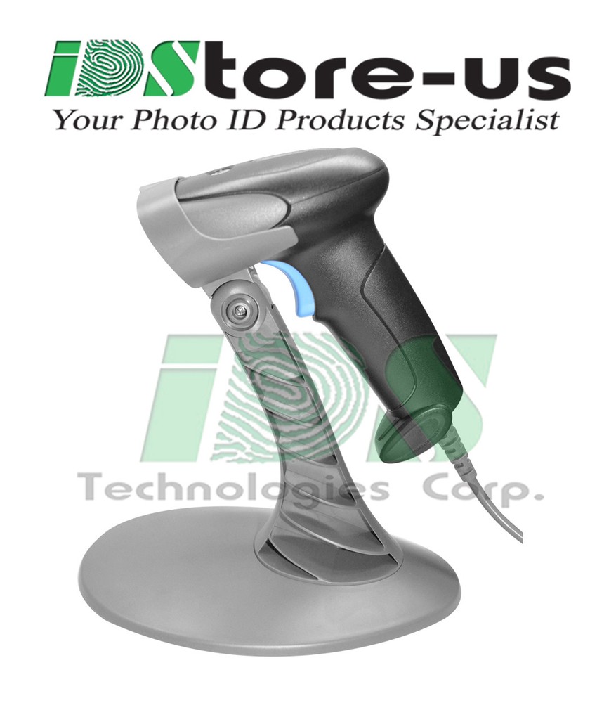 3nStar SC050 Laser Handheld Barcode 1D Scanner with Base IP54