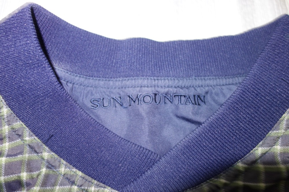Sun Mountain Pullover Golf Plaid Men's Size Size XXL Reversible