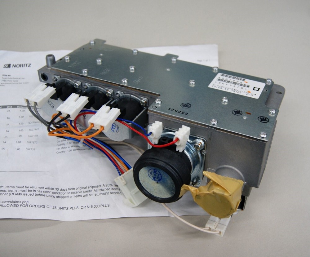 Noritz Tankless Water Heater SKF7370 Gas Valve w/Plate 33 (SET) NG Models SH5949