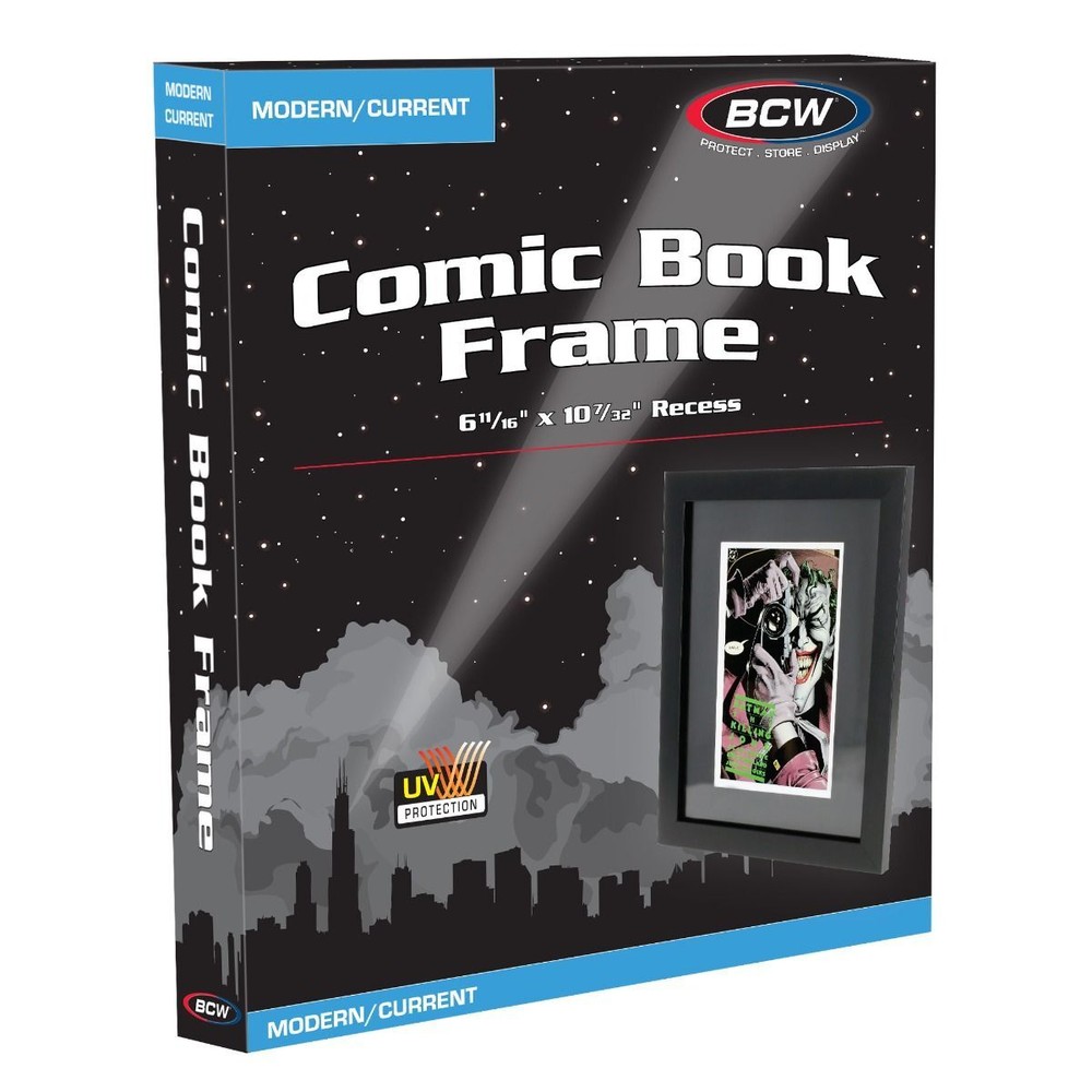 2 BCW Current Comic Book Black Wood Frames