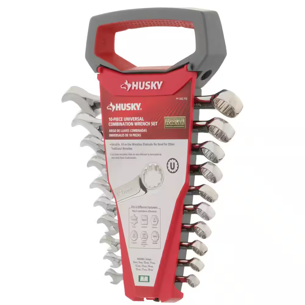 Metric Universal Combination Wrench Set (10-Piece)
