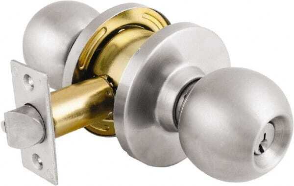 Master Lock BLC0132DKA4 Brushed Chrome Entrance Knob Lockset