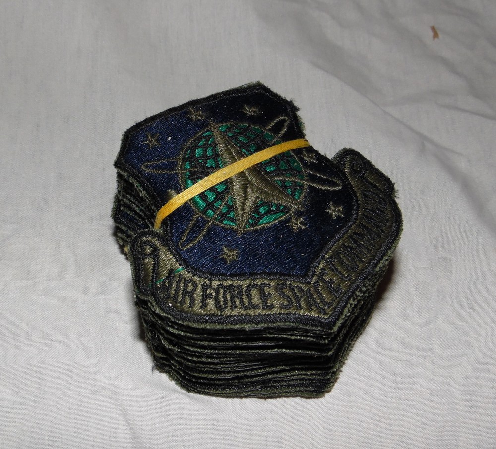 20 US Air Force Space Command Patches subdued