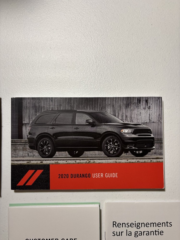 2020 Dodge Durango User's Guide OEM Set