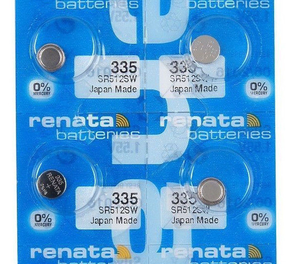 4 Pcs Renata 335 Button Cell 1.55V Batteries