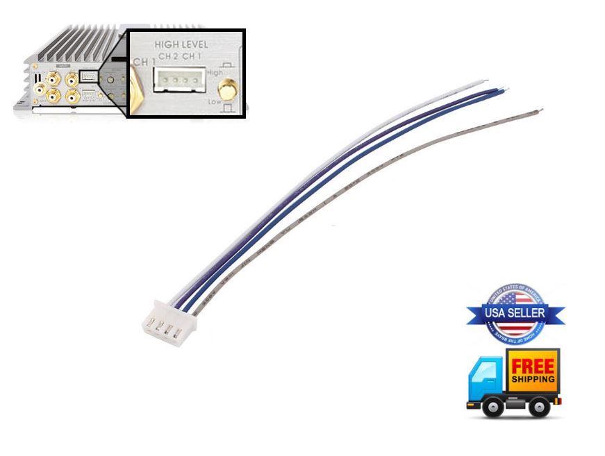 4-Pin Speaker High Level Input Plug Connector Harness MEMPHIS AUDIO SRX1200.1V