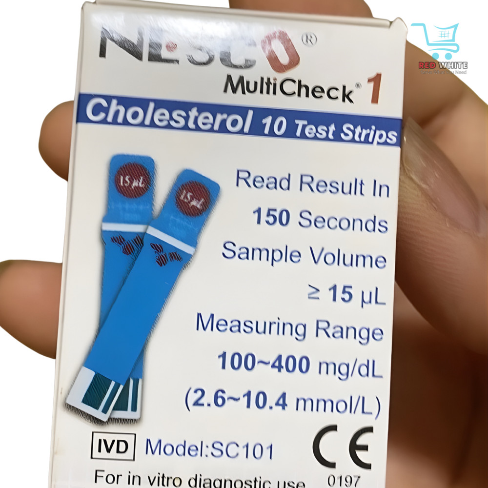 NESCO Multicheck Cholesterol Test Strips – Compatible Test Strips Pack