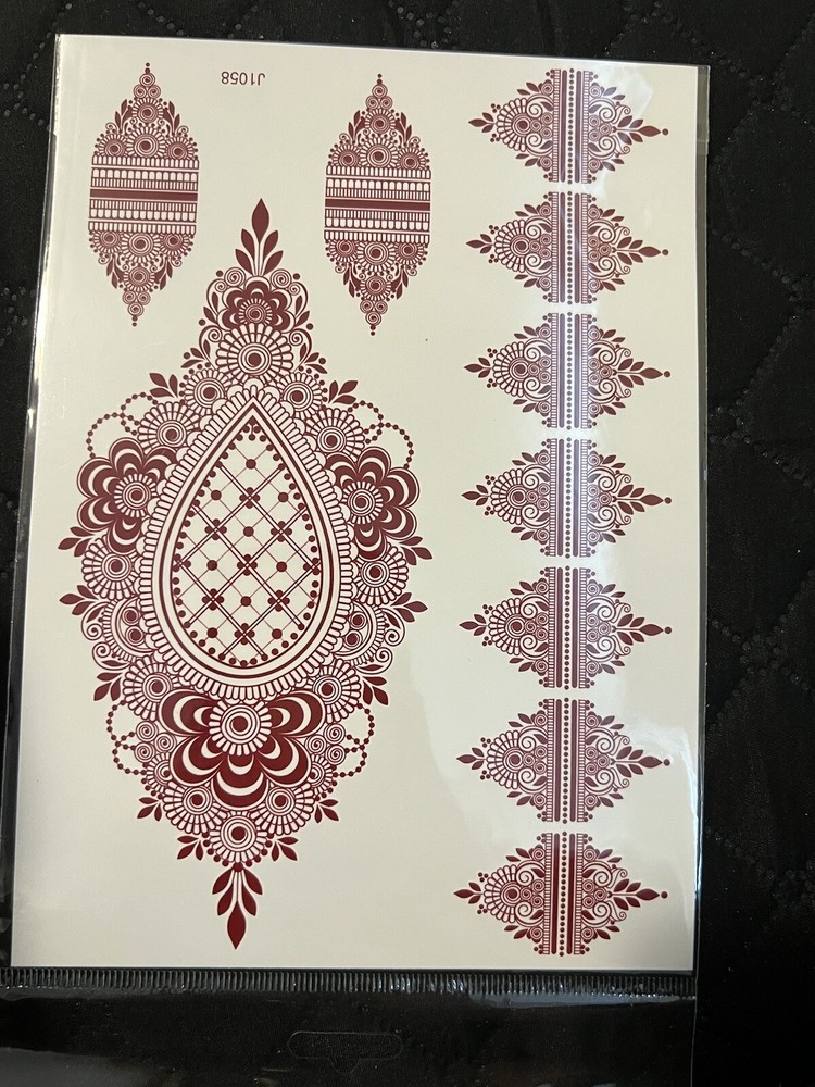 henna stickers