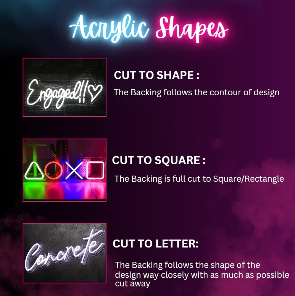 Personalized Neon LED Sign – Custom Text Light for Room & Event Decor