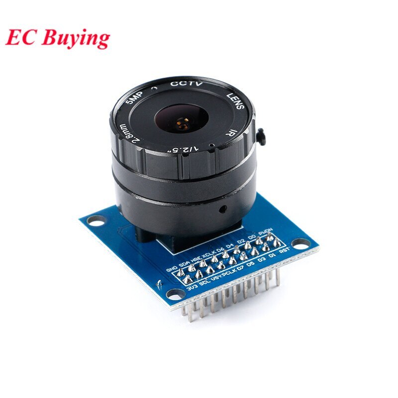 OV7670 Camera Module 3.3V Adjustable Macro CS Adapter Image Sensor I2C Interface