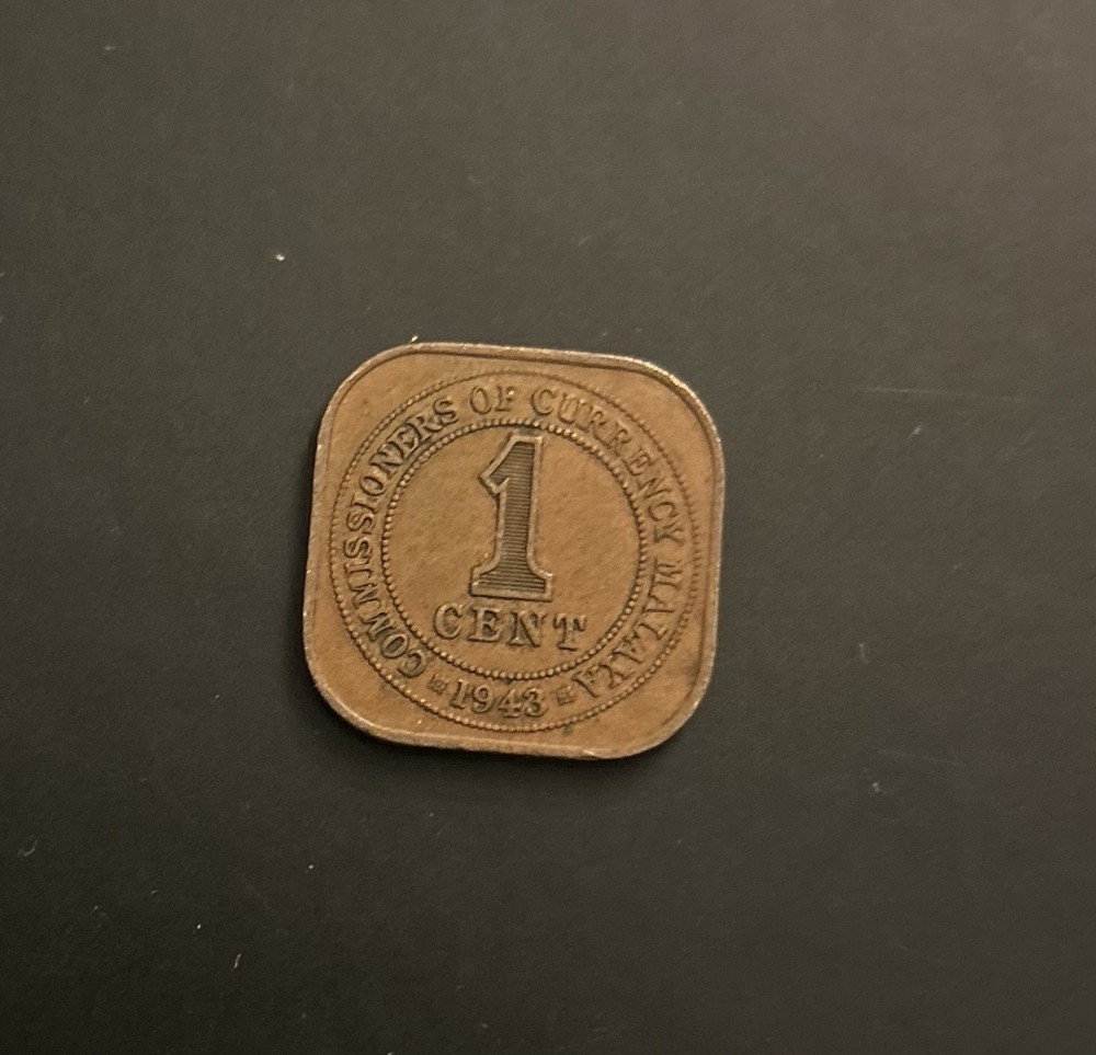 1943 1 cent Malaya