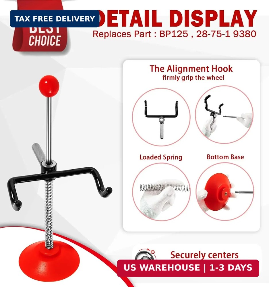 Steering Wheel Holder Stand Tool for Wheel Alignment, Adjustable Steering Wheel