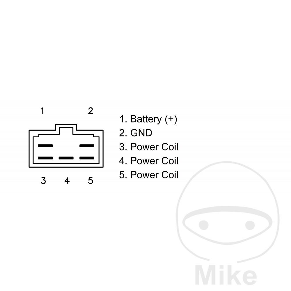 DZE Regulator Rectifier fits MBK YP 125 R (E) Skyliner 2003-2007