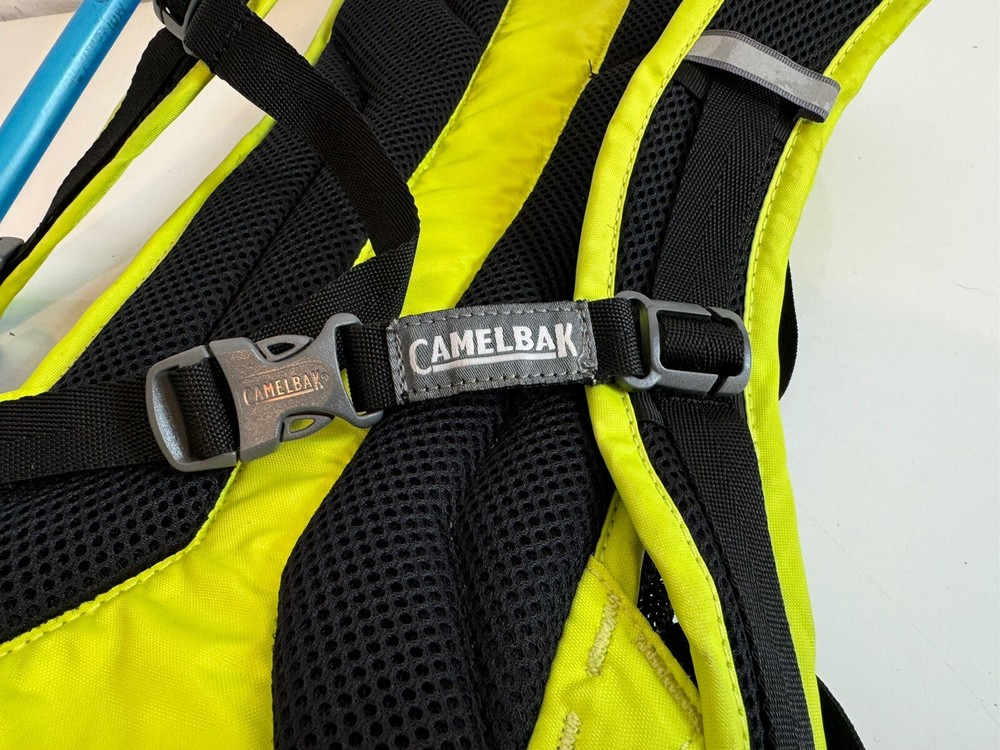Camelbak Velocity Hydration Pack Hiking Backpack 70oz Bladder Neon Green