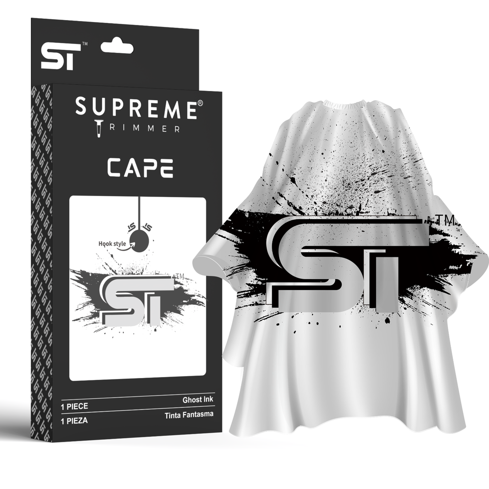 Supreme Trimmer Premium Barber Capes - Polyester, Waterproof, Hook Closure
