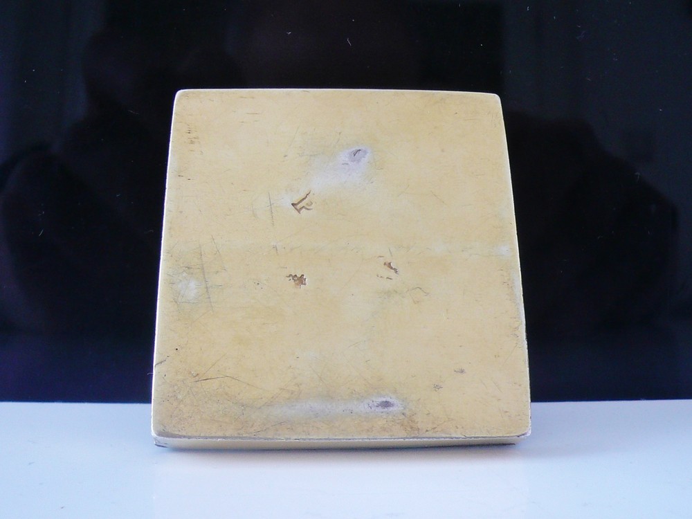 French Silver Gilt Double Compartment Patch Box, 1750-1756 Paris