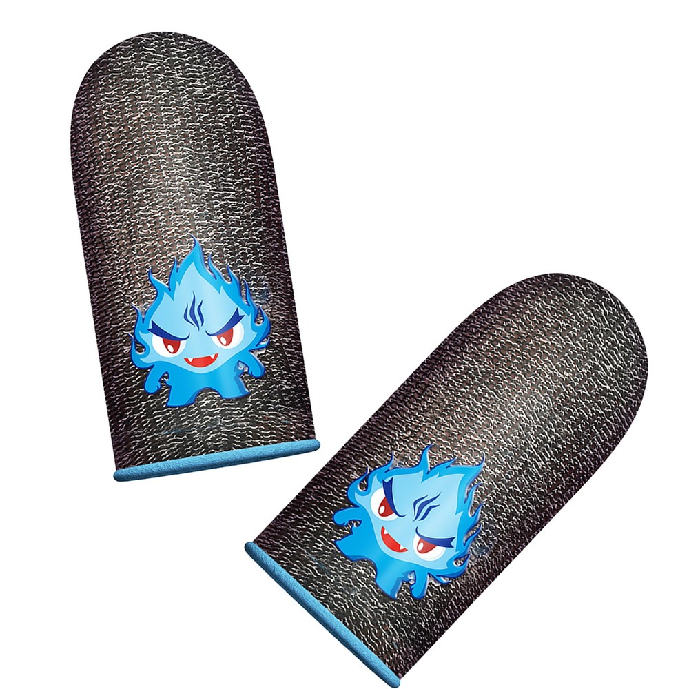 2Pcs Screen Gaming Finger Sleeve Game Controller Sweatproof Finger Cots For PUBG