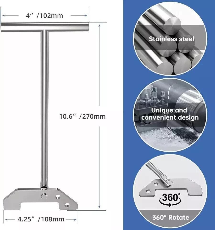 Garbage Disposer Unjamming Wrench Silver Garbage Disposal Wrench Tool Garbage
