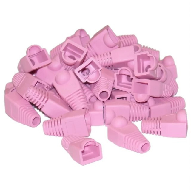 Pink RJ-45 Boot (100 Pcs)