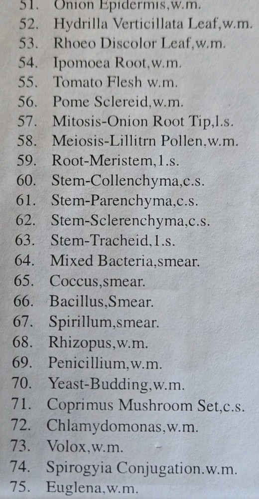 Microscope Microscopy 200 slide various preparers slides with 2 wooden boxes