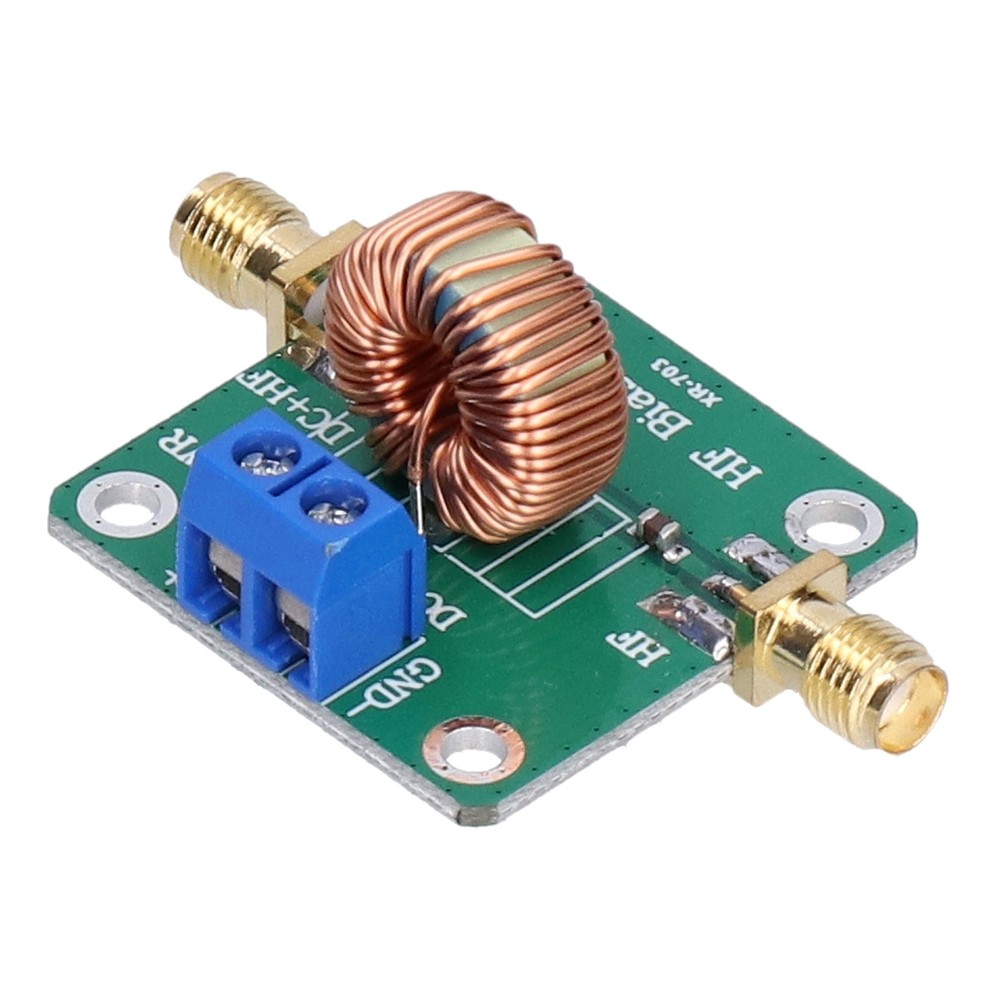0.2‑180MHz Bias Tee Module RF Microwave DC Blocker Filter Board Electronic WT