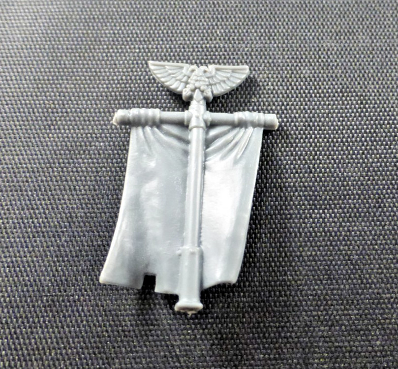 Command Devastator Squad Backpack Banner - 40K Space Marines OOP Model Parts