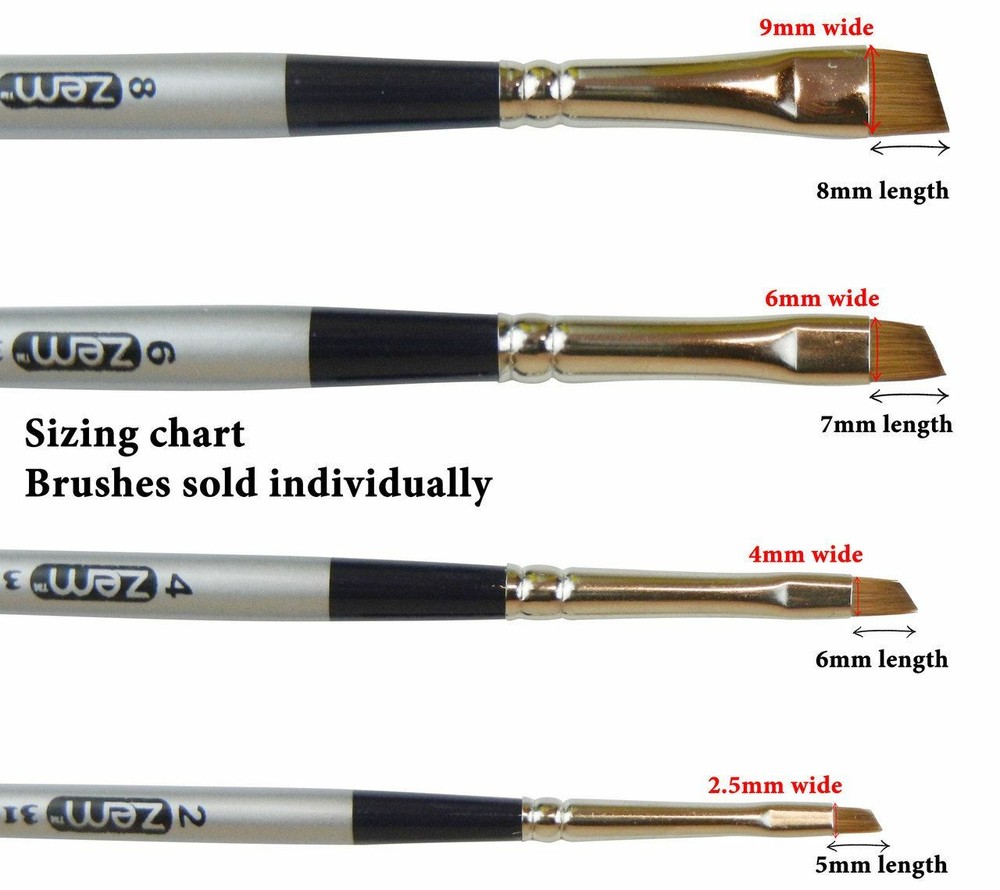 3160 Russian Pure Sable Angle Shader Brush