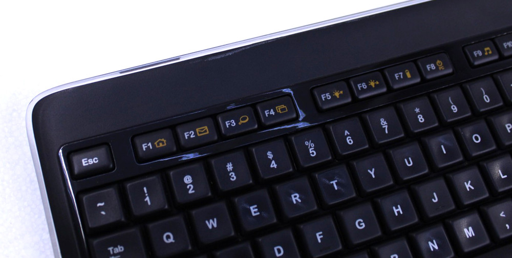 Logitech K800 Wireless Keyboard (Gold F Keys) & Mx Master Mouse + USB - Tested