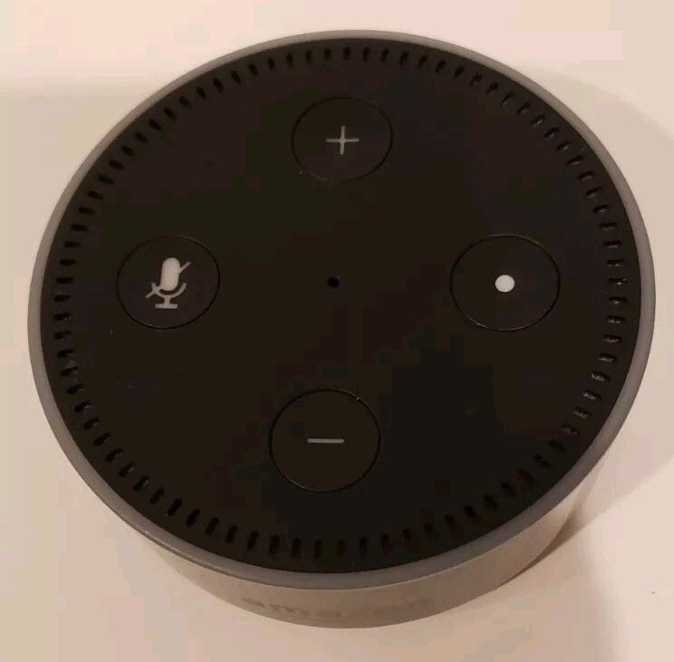 Amazon Echo Dot 2nd Generation Smart Speaker - Black (RS03QR) USB Cable/Adapter