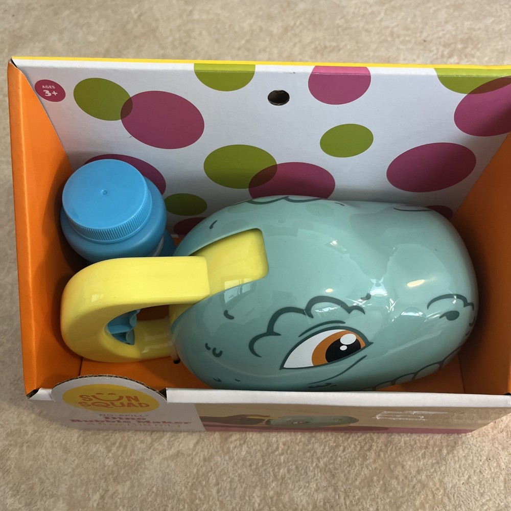 Sun Squad No Spill Dino Bubble Maker