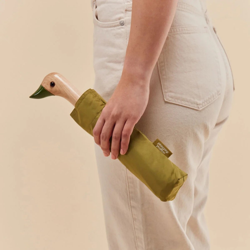 Original Duckhead -Olive Eco-Friendly Compact Duck Umbrella- NWT!