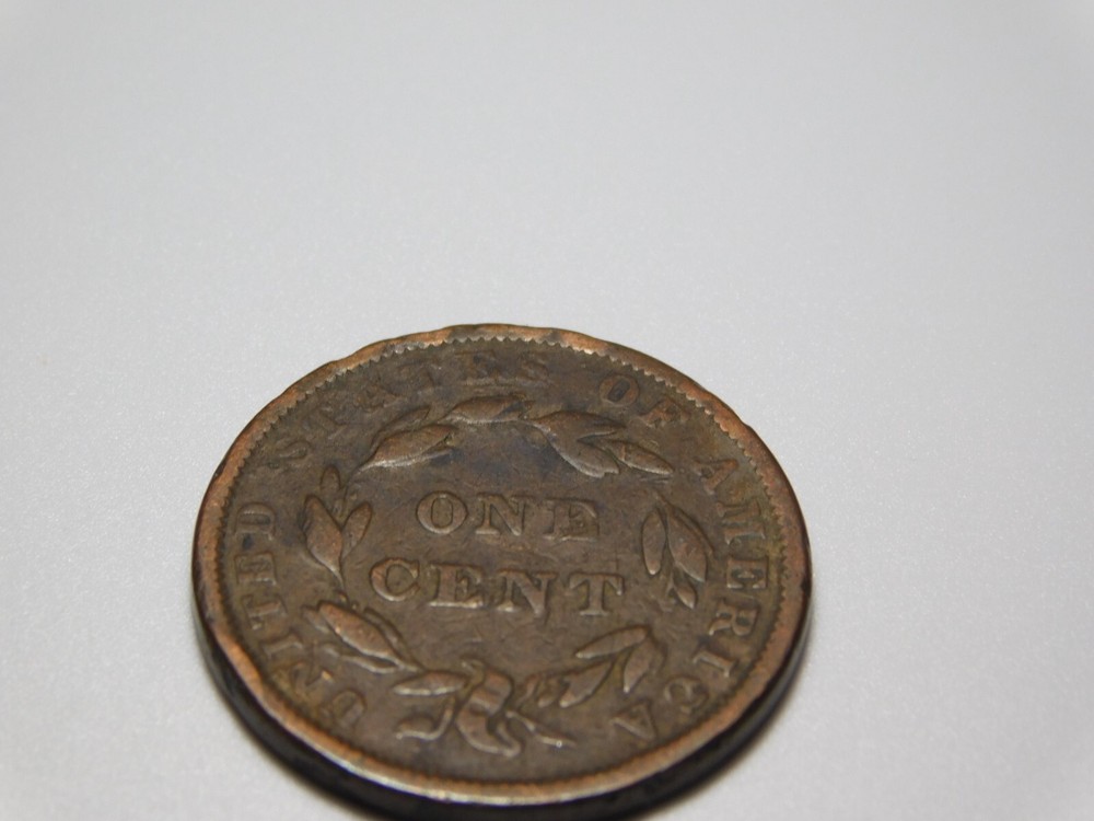 US COINS 1839 CORONET HEAD LARGE CENT