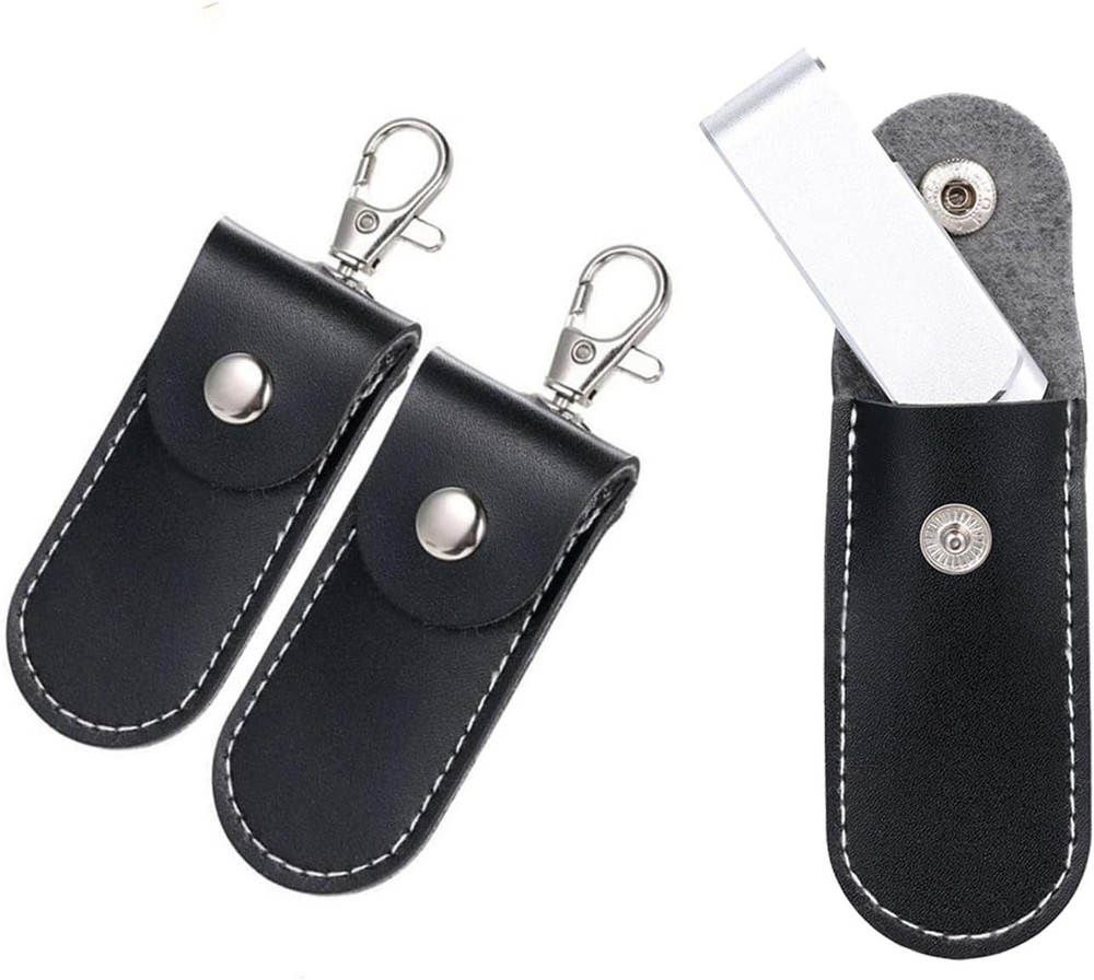 3Pcs Usb stick holder memory stick case Flash Drive Case USB Storage Case Black